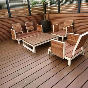 کف سازی چوبی با فایبرسمنت طرح چوب