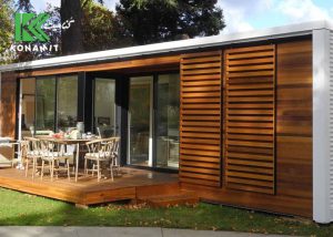 8 ایده ساخت نما با فایبرسمنت طرح چوب