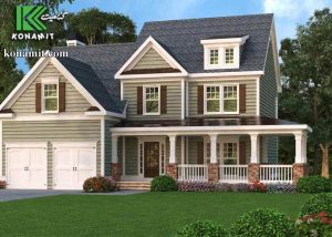 بهترین نمایی ویلایی با فایبر سمنت برد کنامیت